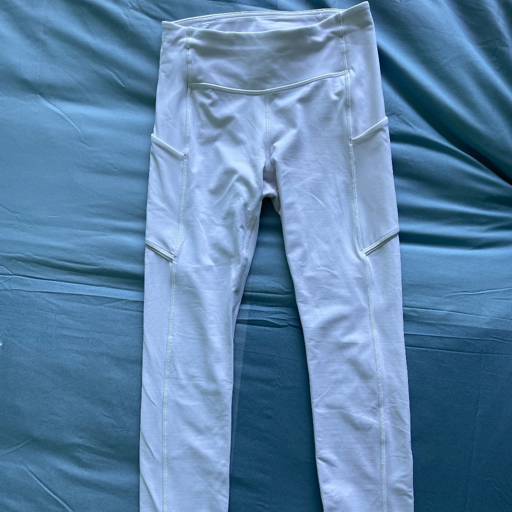 Lululemon Women White Leggings